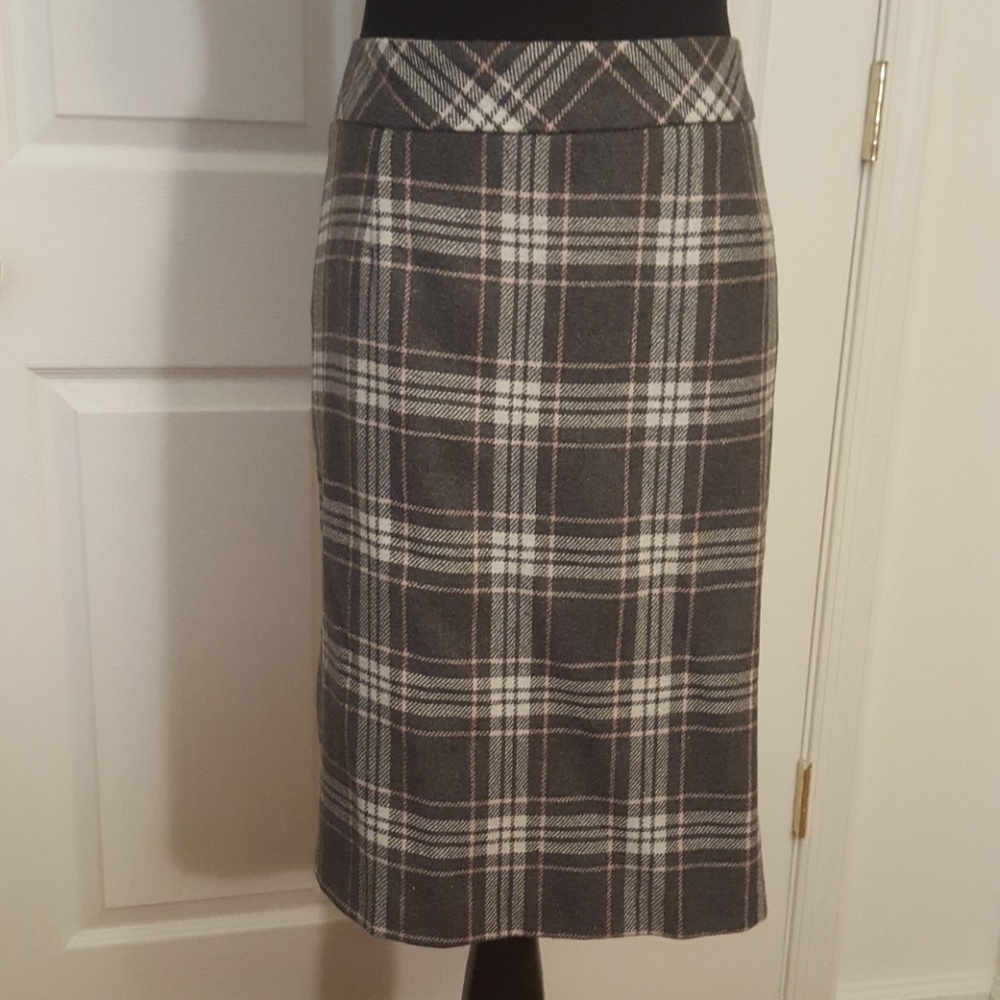 Plaid Professional Skirt